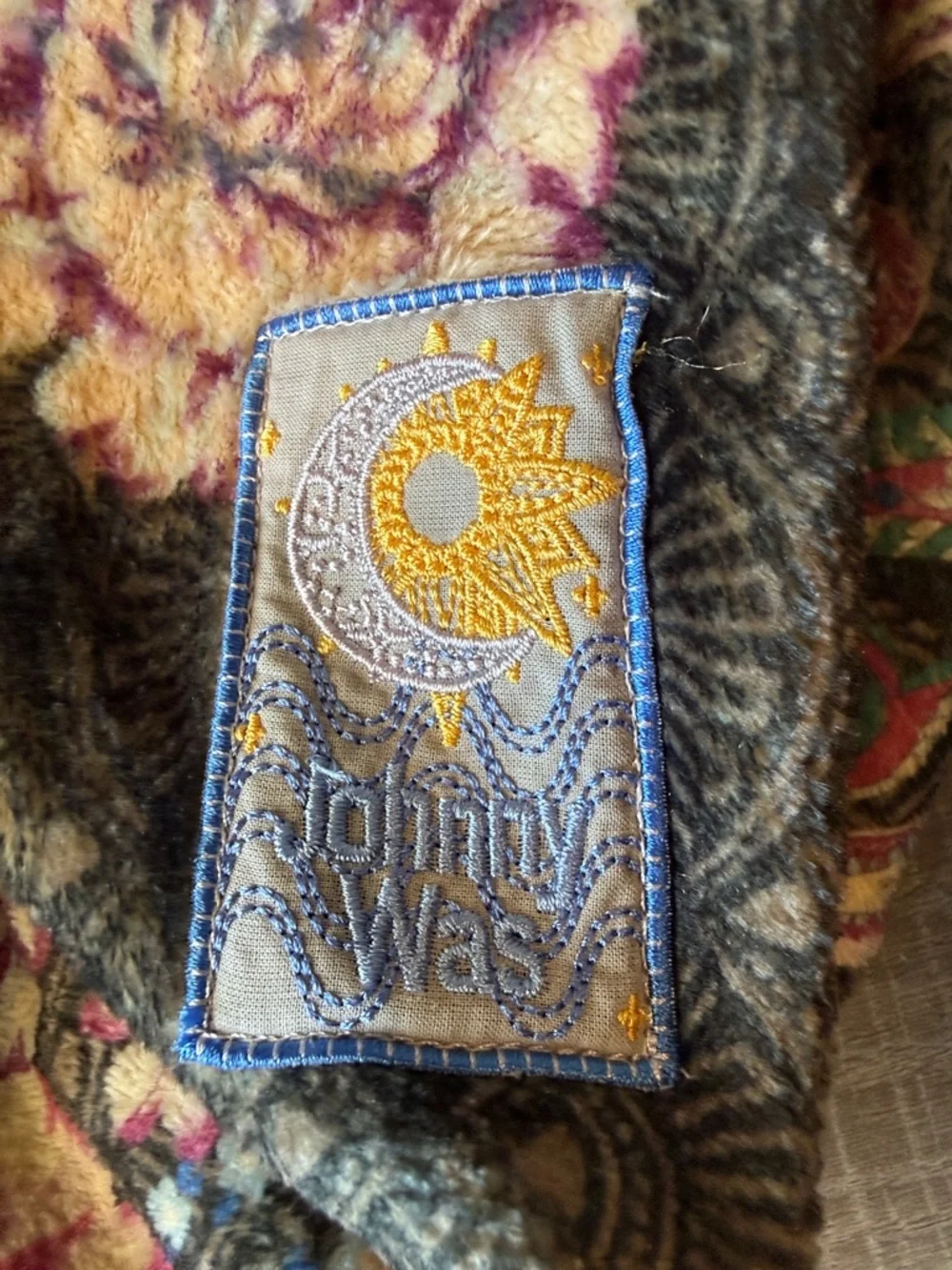 Johnny Was Laurel Canyon Floral Blanket Sling Bag - Pouch Only